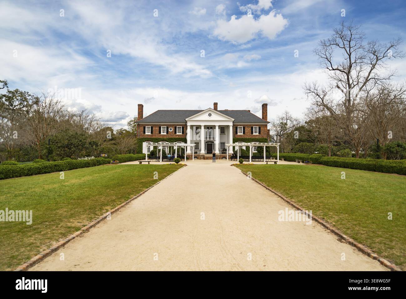 Boone Hall Plantation, ancienne ferme traditionnelle près de Charleston en Caroline du Sud, États-Unis Banque D'Images