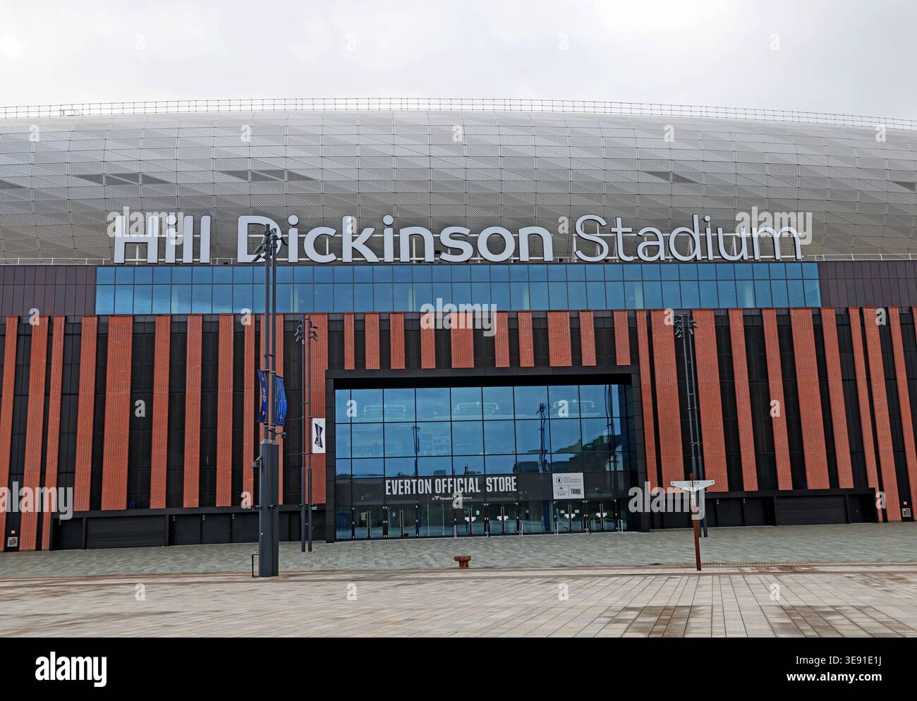 Stade Hill Dickenson Everton Dockside Liverpool. Banque D'Images