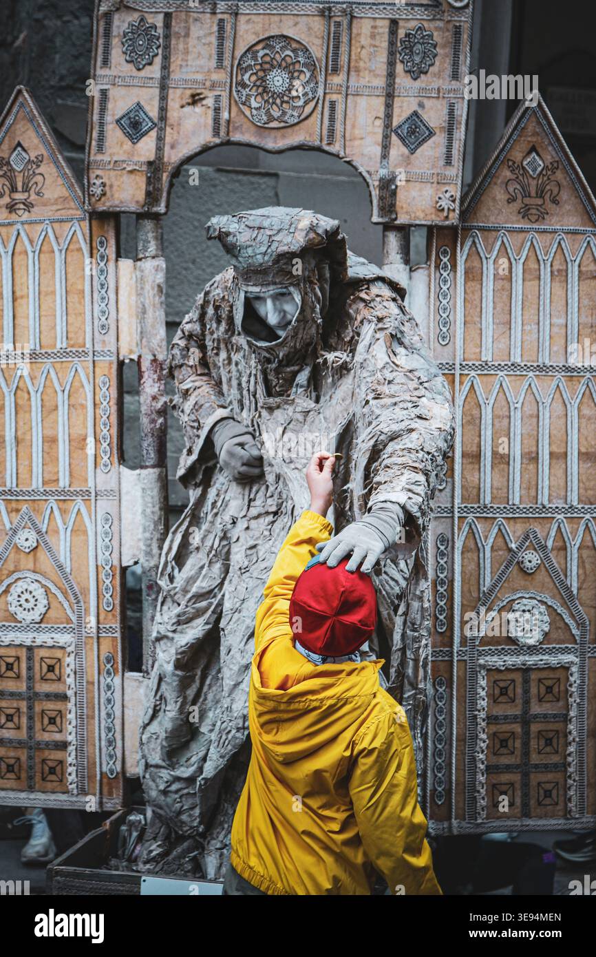 Statue vivante Florence Banque D'Images