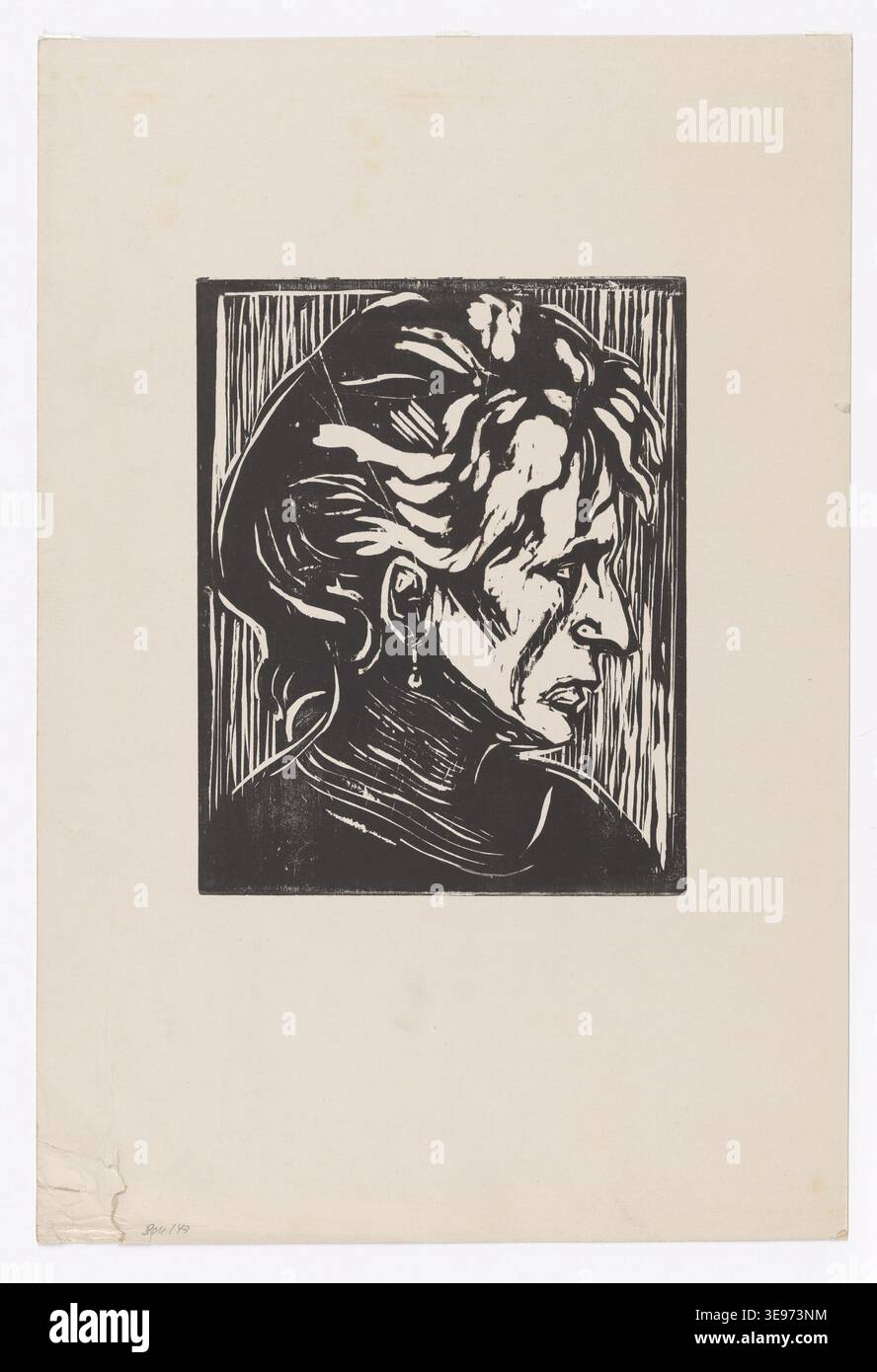 Cette image d’archives d’Edvard Munch (1863–1944), conservée au Munchmuseet, met en lumière la contribution de Munch à l’expressionnisme, mettant en valeur son influence sur l’art européen moderne et son exploration des thèmes psychologiques. Banque D'Images