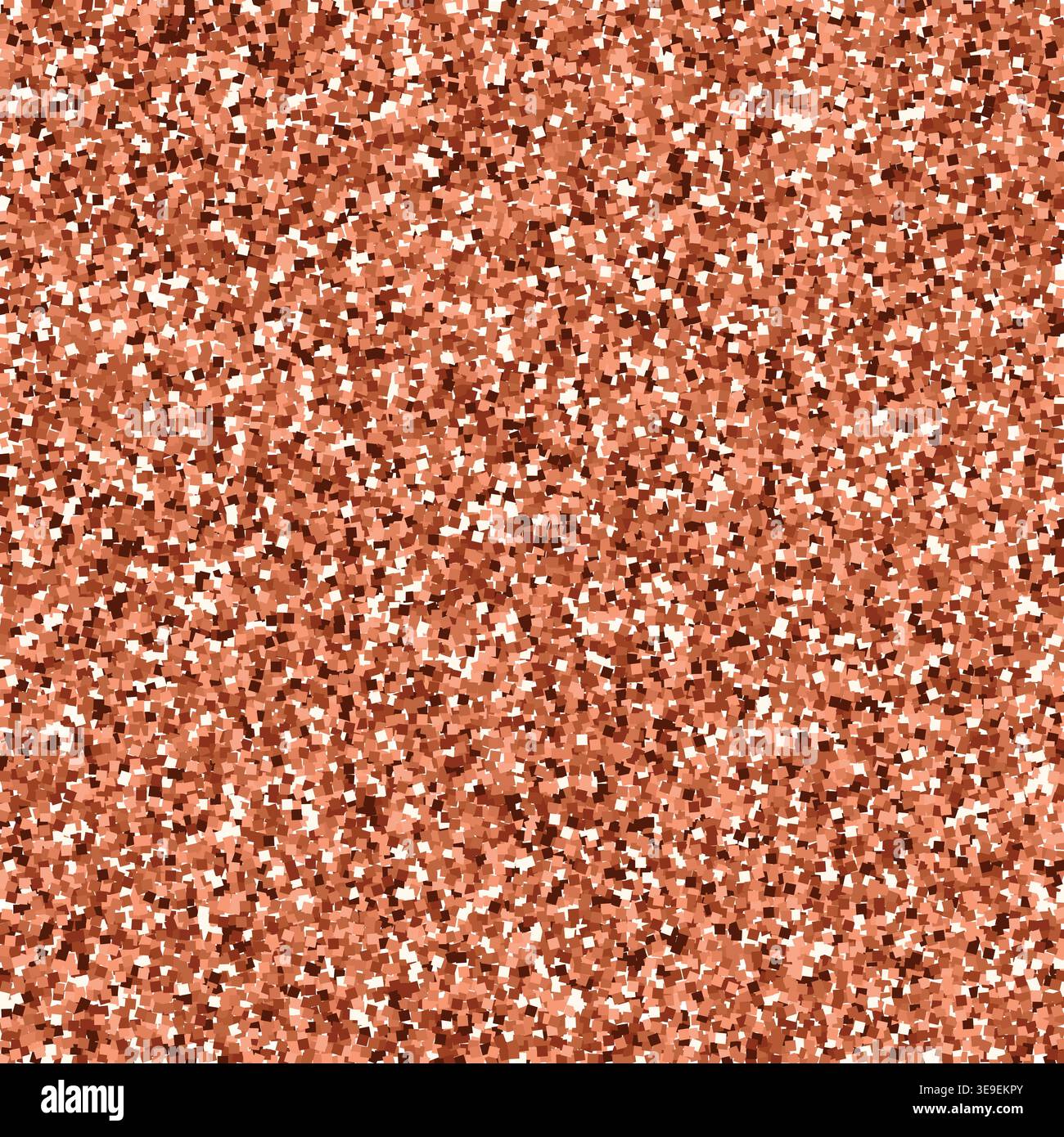Fond texturé avec un motif scintillant or rose avec de petites particules réfléchissantes créant un effet chatoyant adapté à divers Illustration de Vecteur