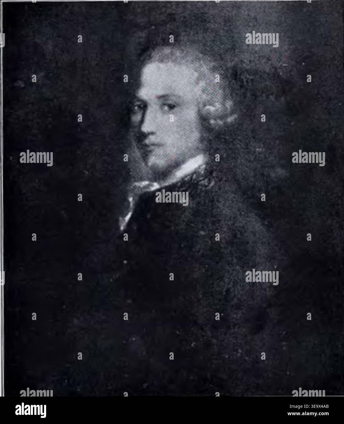 Richard Walpole (1728-1797) a été représenté par Joshua Reynolds (1723-1792), un portraitiste anglais du XVIIIe siècle. Le tirage photographique d'archives reproduit la page 195 de la collection de portraits Norfolk Houses du Prince Frederick Duleep Singh. Banque D'Images