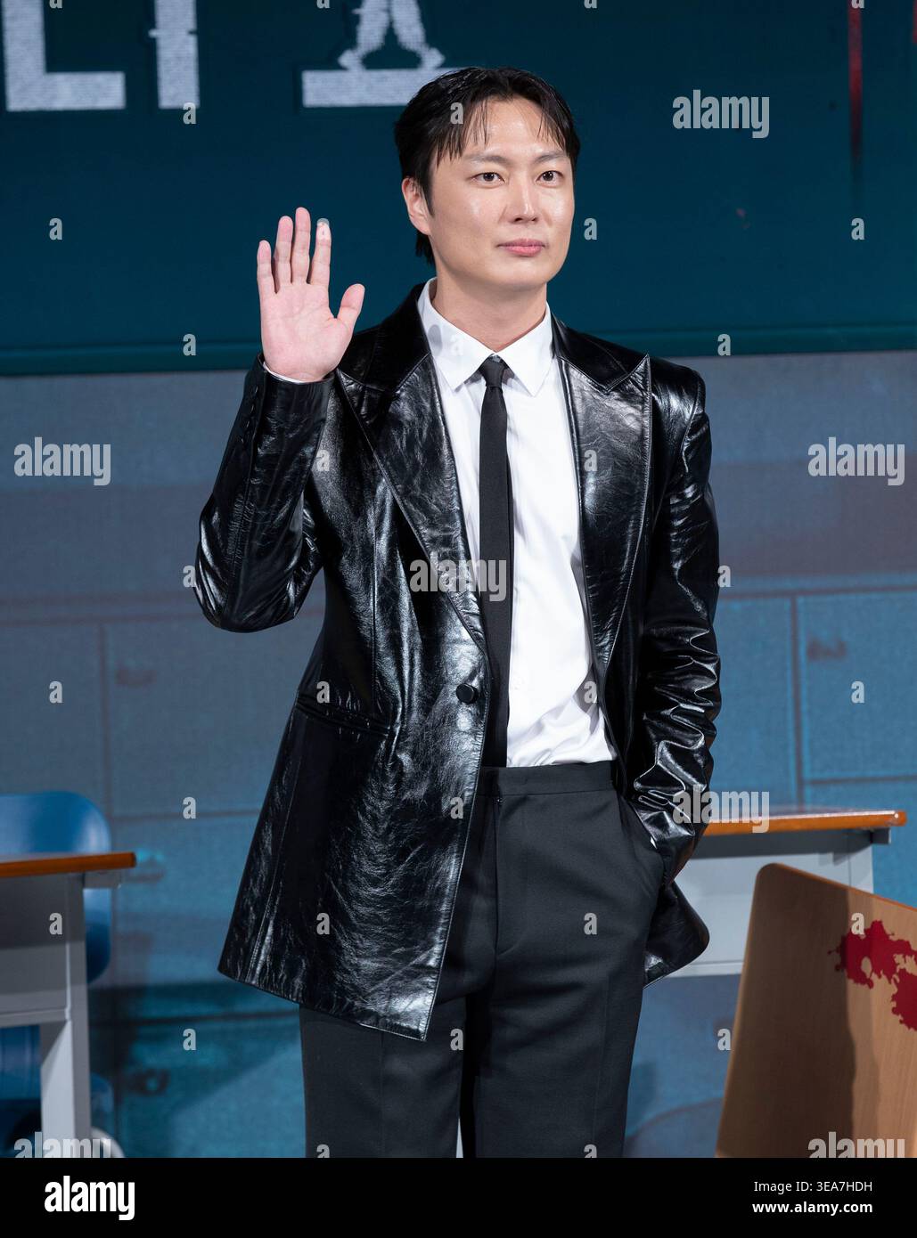 Séoul, Corée du Sud. 21 avril 2026. L'acteur sud-coréen Roh Jae-won, assiste à la conférence de presse de la série Netflix « If Wish Could Kill » au Cinéma CGV à Séoul, Corée du Sud, le 21 avril 2026. (Photo de Lee Young-ho/Sipa USA) crédit : Sipa US/Alamy Live News Banque D'Images