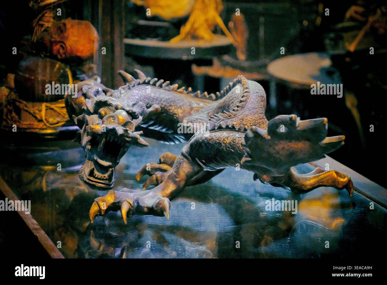 Borgin and Burkes Set : Warner Bros Studio Tour, Studio Tour Dr, Leavesden, Watford WD25 7LR Royaume-Uni Banque D'Images