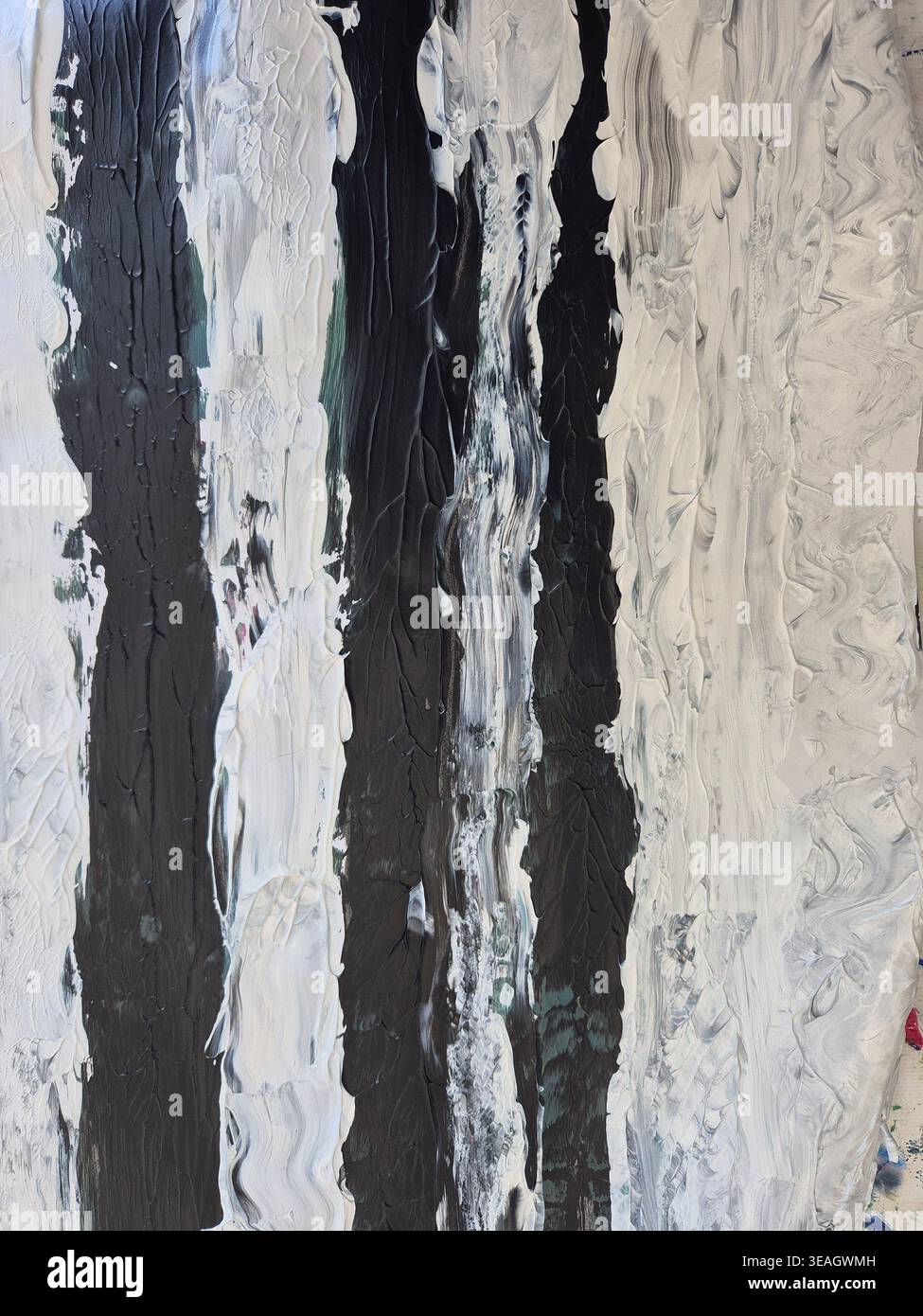 Art acrylique par Athina Fokidou Banque D'Images