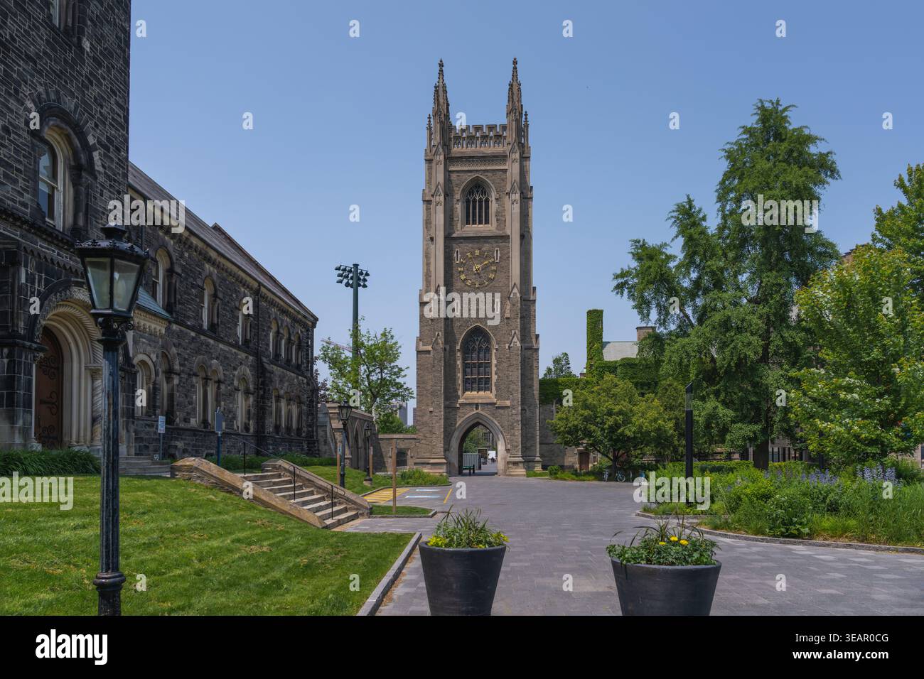 Soldiers Tower at University of Toronto - Campus obtenu George - Toronto, Ontario, Canada Banque D'Images