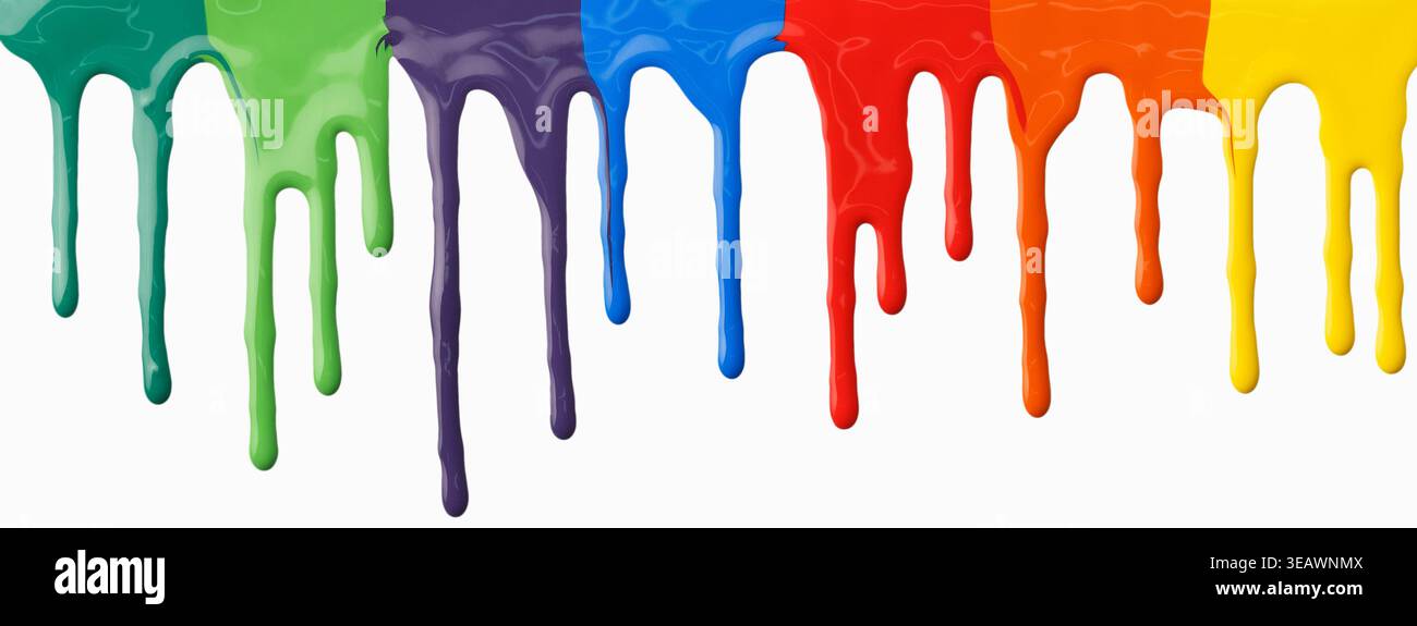La peinture abstraite notion Banque D'Images