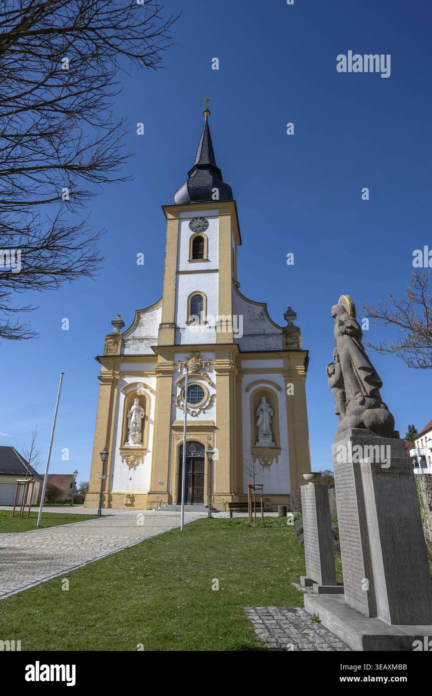 Église paroissiale de l'Assomption de Marie, construite 1778 - 1781, Hollfeld, haute-Franconie, Bavière, Allemagne Banque D'Images
