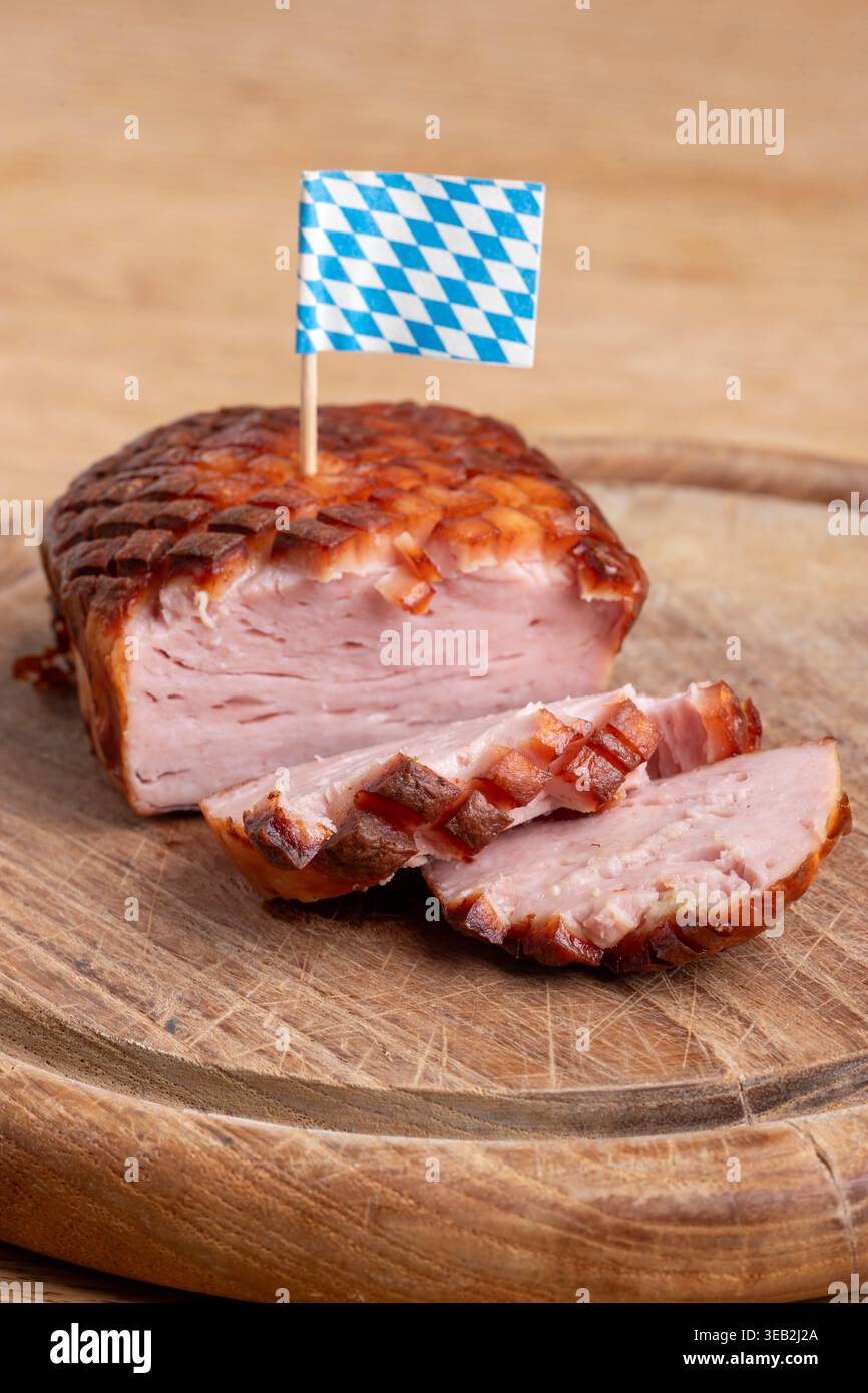 pain de viande, fleischkäse, leberkase, pains de viande Banque D'Images