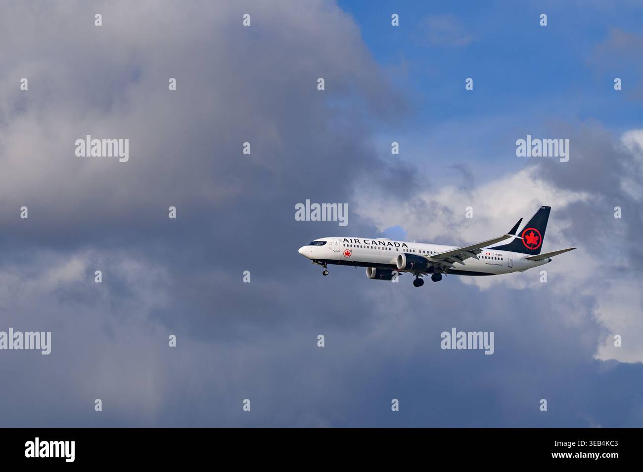 Air Canada, Boeing 737 Max 8, avion à réaction, Banque D'Images