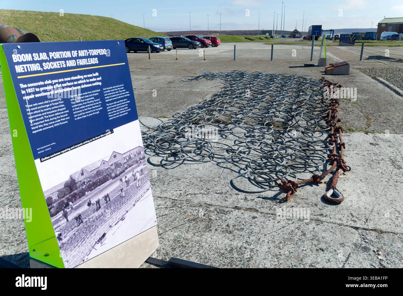 Musée Scapa Flow, Lyness, Orcades Banque D'Images
