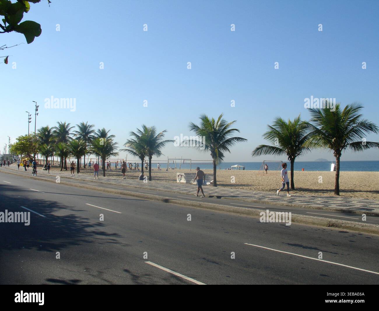 Delfim Moreira Avenue, Vieira Souto Avenue, Leblon, Ipanema, Rio de Janeiro, Brésil Banque D'Images