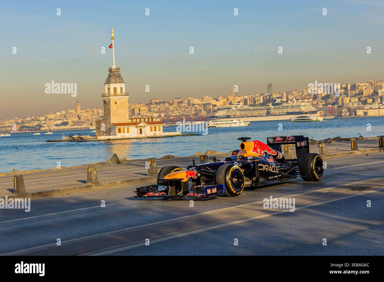 Redbull F1 Team Istanbul Streets Banque D'Images
