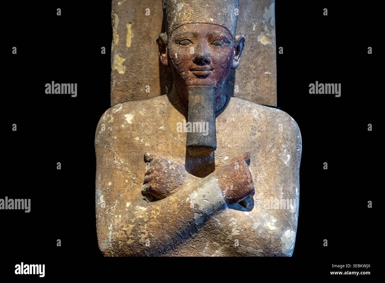 Senusret I souverain de la douzième dynastie (moyen Empire), Grand Musée égyptien Banque D'Images