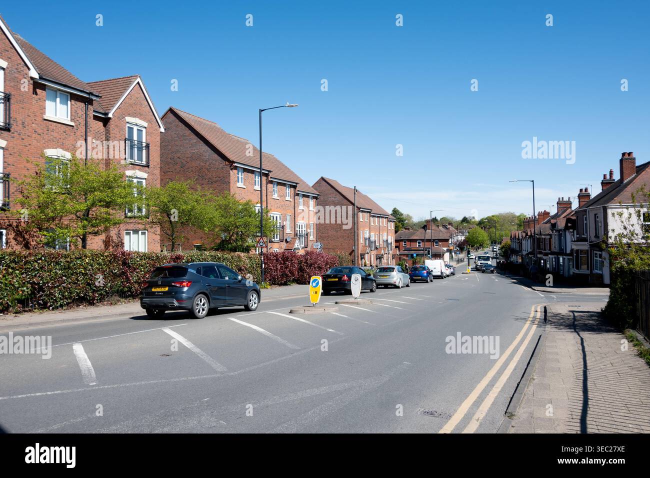 Queens Road, Nuneaton, Warwickshire, Angleterre, Royaume-Uni Banque D'Images