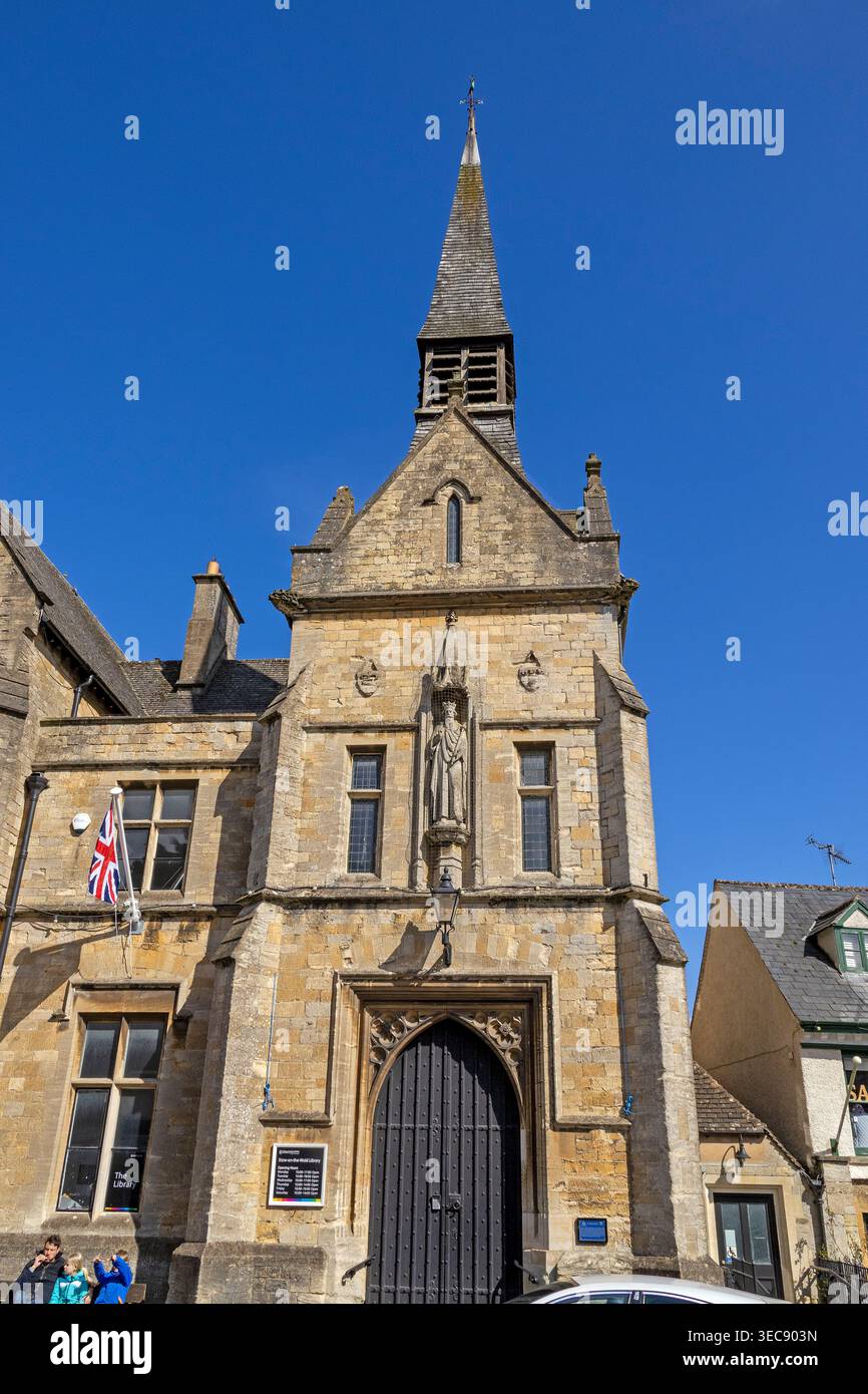 St Edwards Hall, Market Square, Stow-on-the-Wold, Cotswolds, Angleterre, grande-Bretagne Banque D'Images