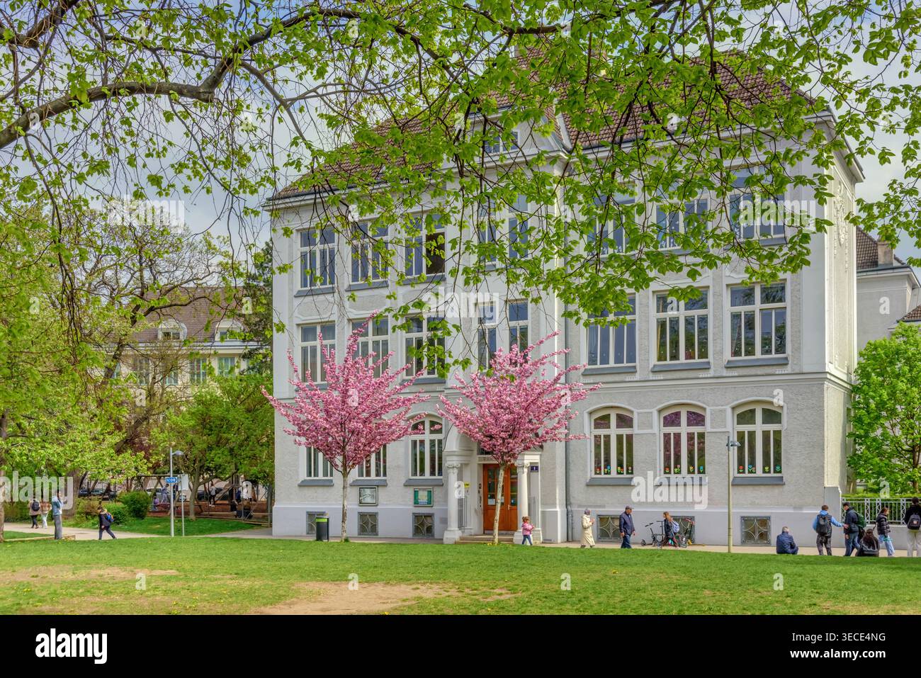 Wien, Herderpark // Vienne, Herderpark Banque D'Images