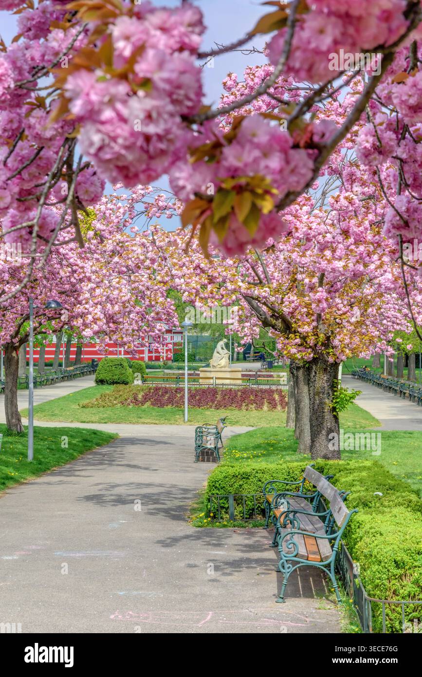 Wien, Herderpark // Vienne, Herderpark Banque D'Images