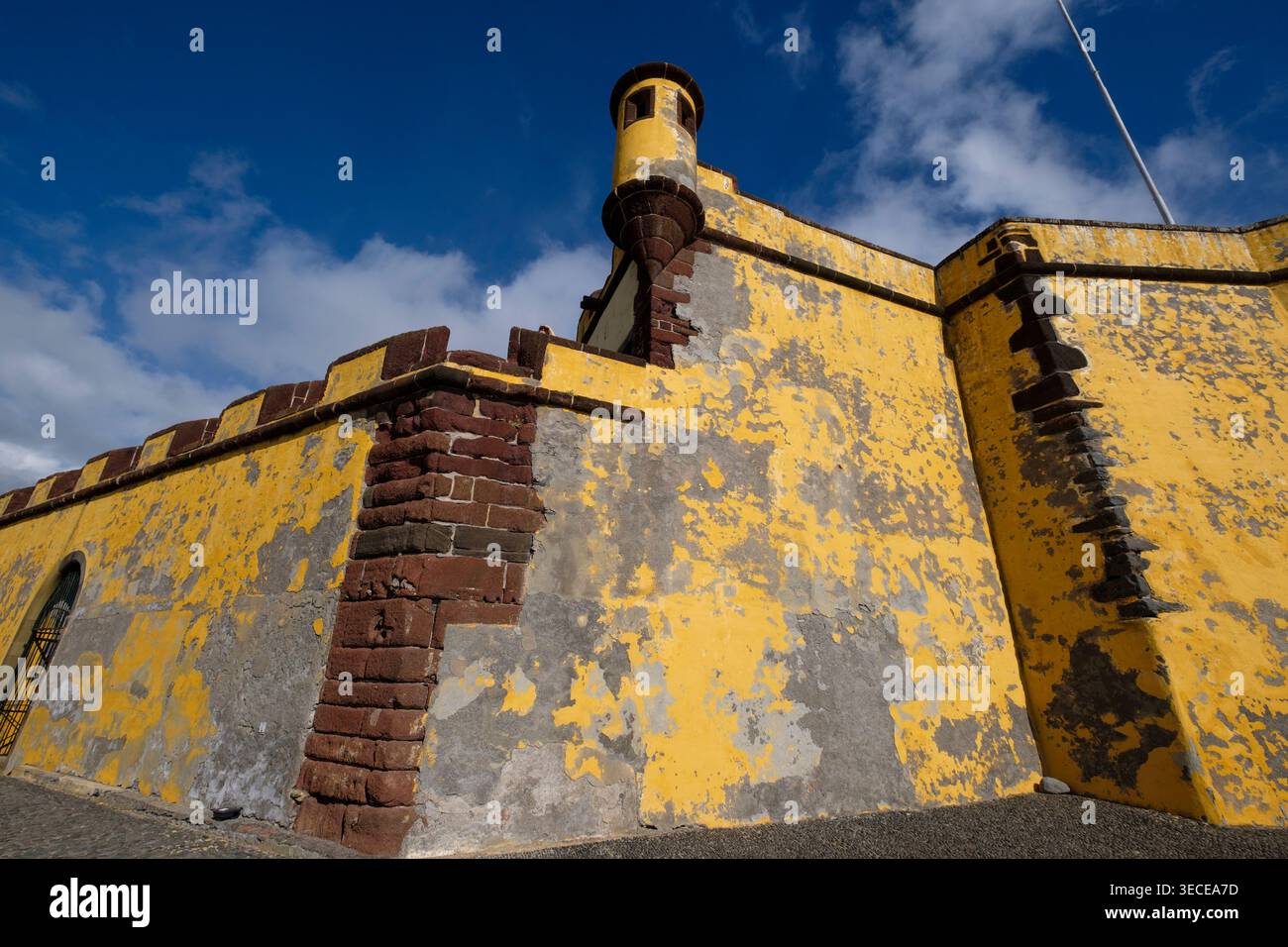 Forteresse de São Tiago sur le front de mer de Funchal, Madiera Banque D'Images