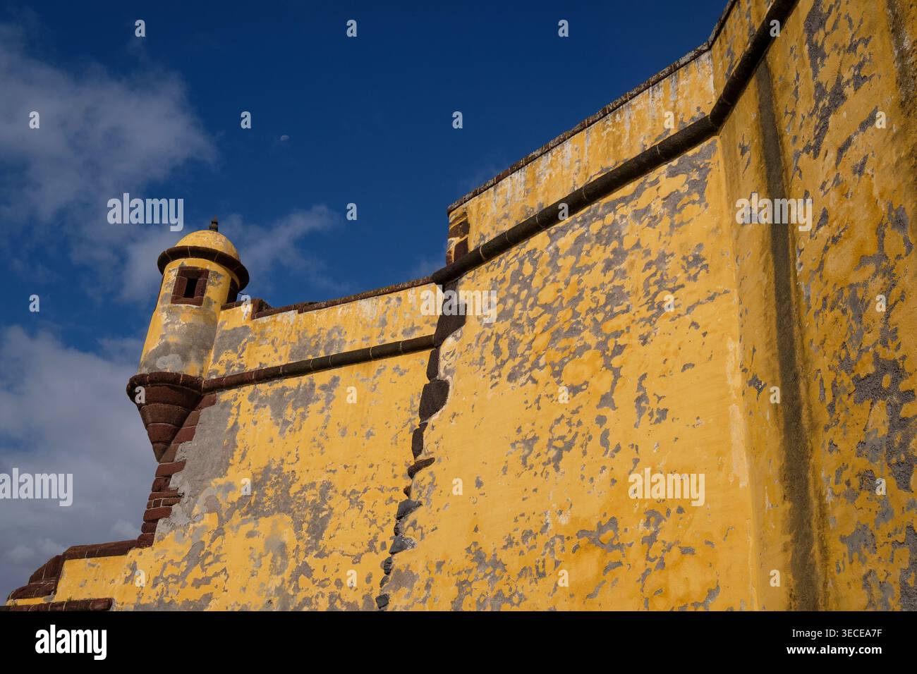 Forteresse de São Tiago sur le front de mer de Funchal, Madiera Banque D'Images