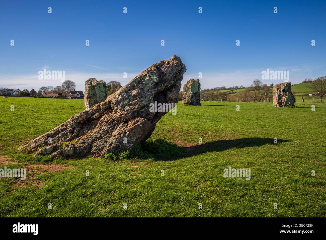 Stanton Drew Neolithic Stone Circle, Somerset Banque D'Images