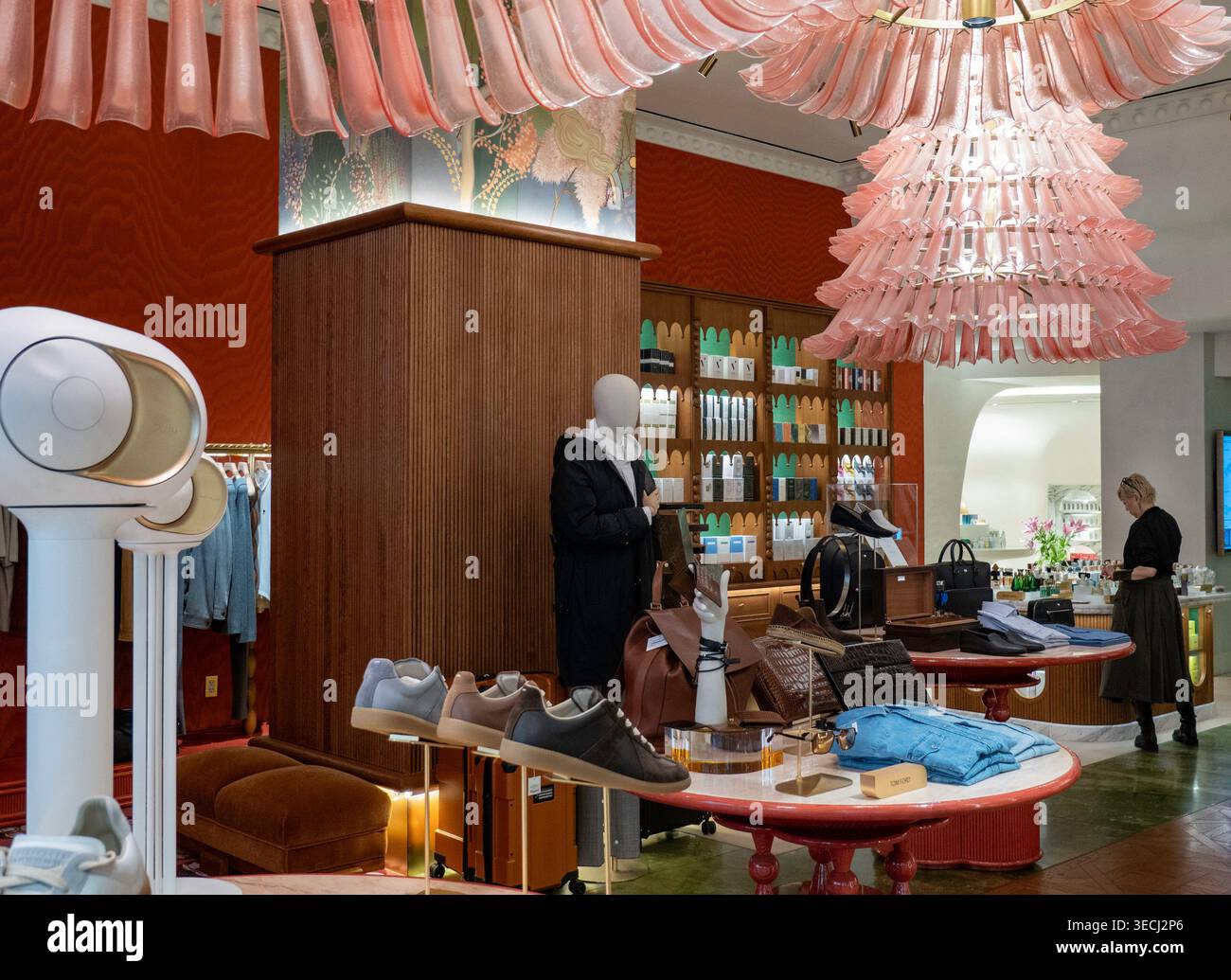 Printemps New York est un luxueux grand magasin français situé au 1 Wall Street dans le quartier financier de Manhattan, New York City, USA 2026 Banque D'Images