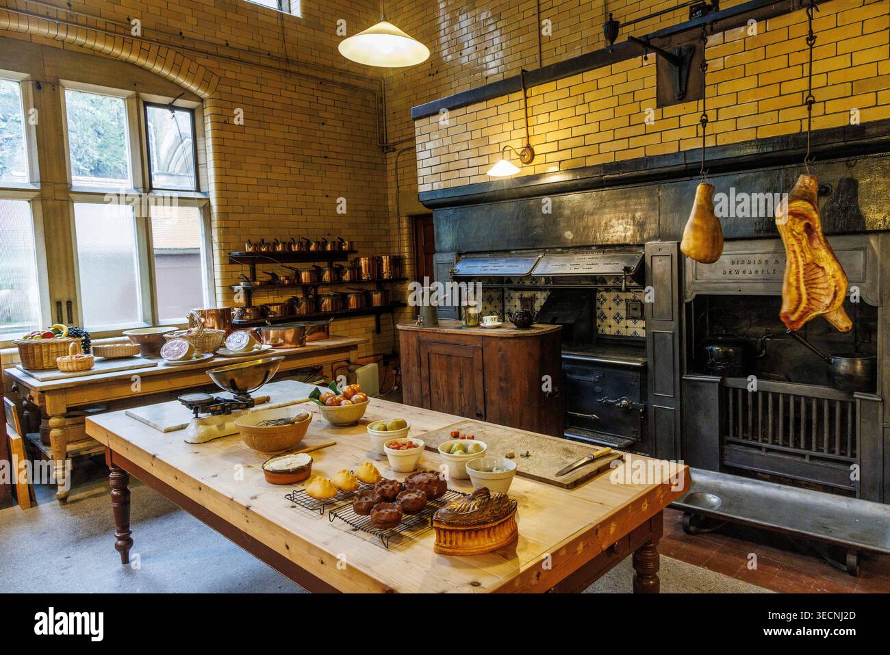 Cuisine à Cragside, Northumberland, Angleterre, Royaume-Uni Banque D'Images