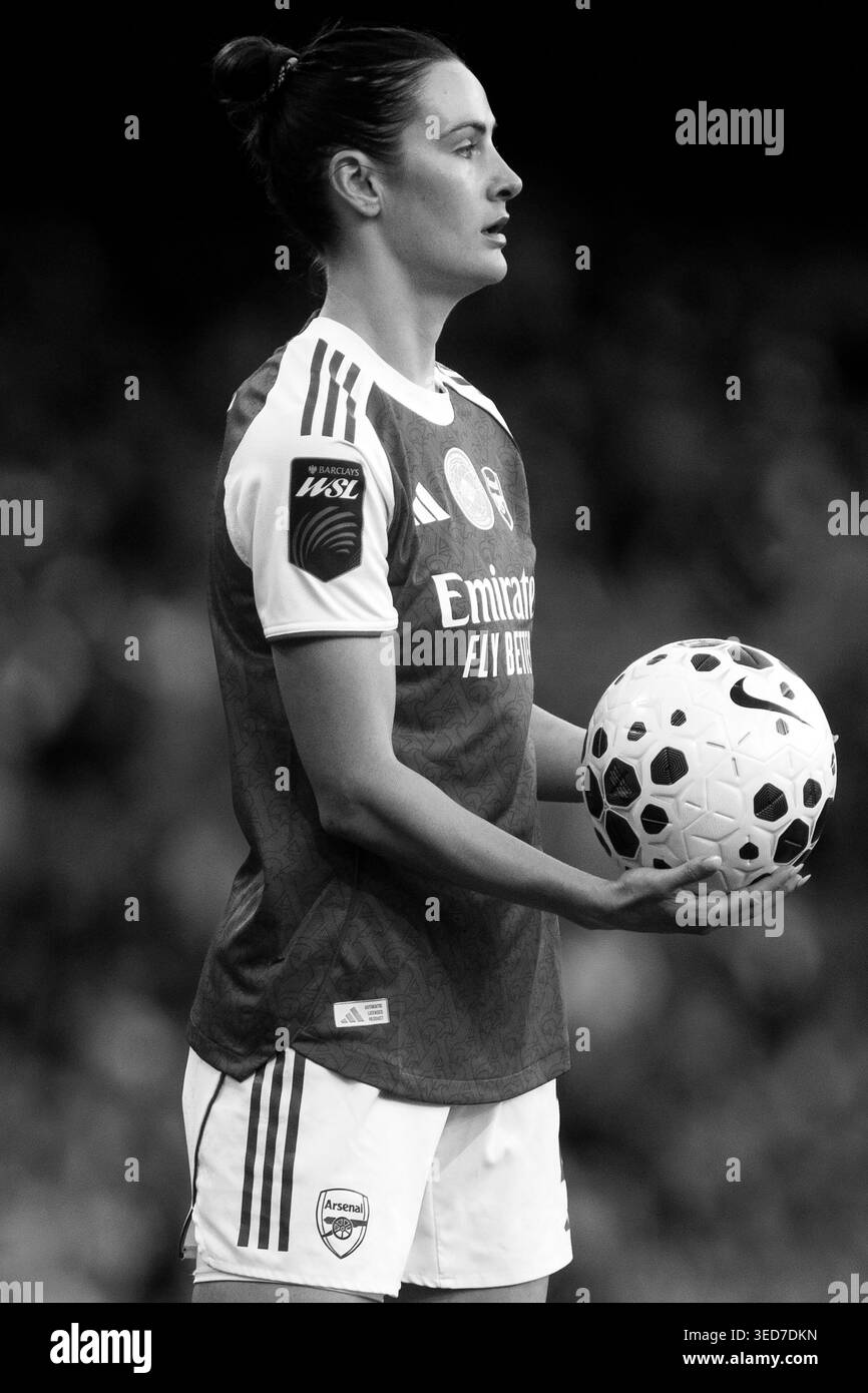 Match de Super League féminine de Barclays entre Arsenal et Leicester City à l'Emirates Stadium le 29 avril 2026 à Londres. Banque D'Images