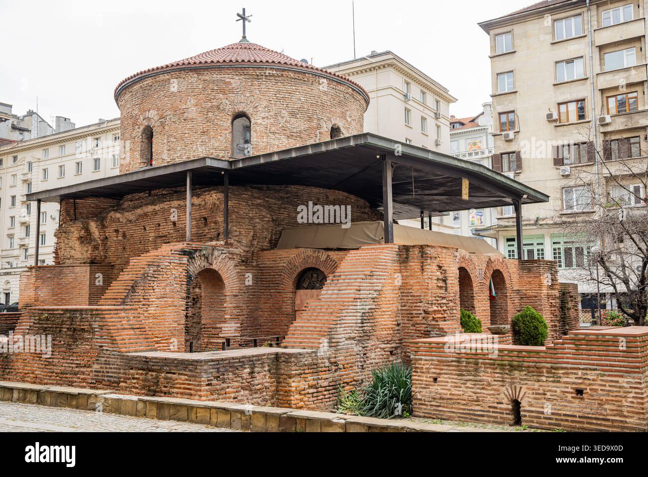 Sofia, Bulgarie. Rotonde de l'ancienne église Saint-Georges à Sofia. Banque D'Images