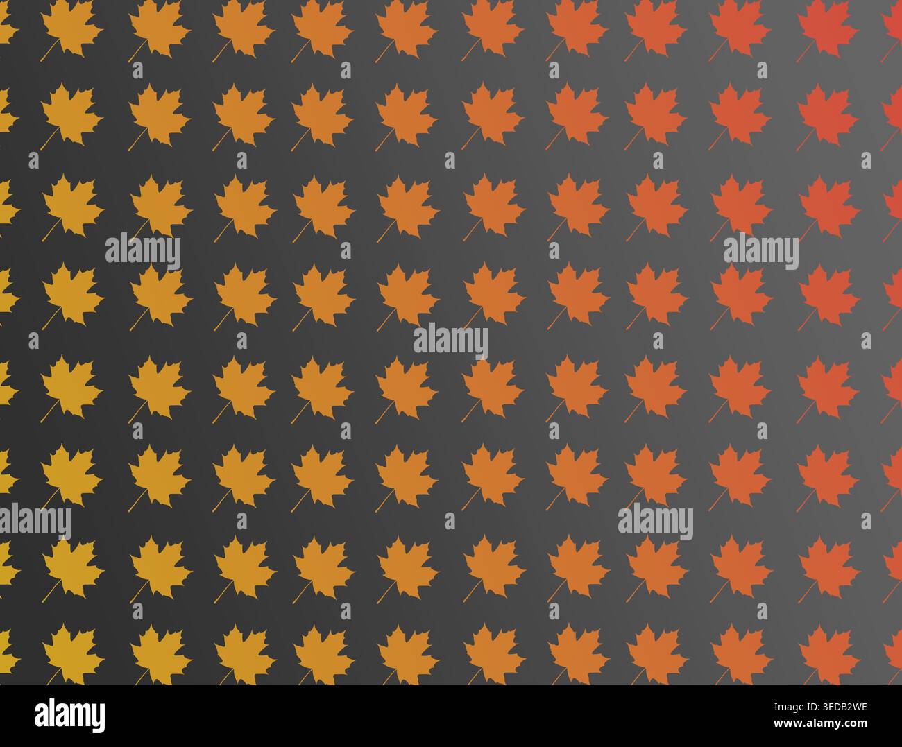 Fond de motif feuille d'érable d'automne. Banque D'Images