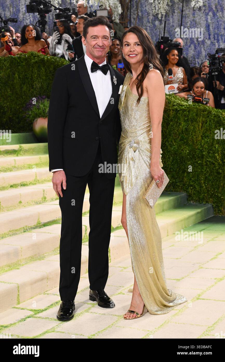 New York, États-Unis. 4 mai 2026. Hugh Jackman et Sutton Foster participant au Metropolitan Museum of Art costume Institute bénéficient du Gala 2026 à New York, États-Unis. Le crédit photo devrait se lire comme suit : Matt Crossick/Empics/Alamy Live News Banque D'Images
