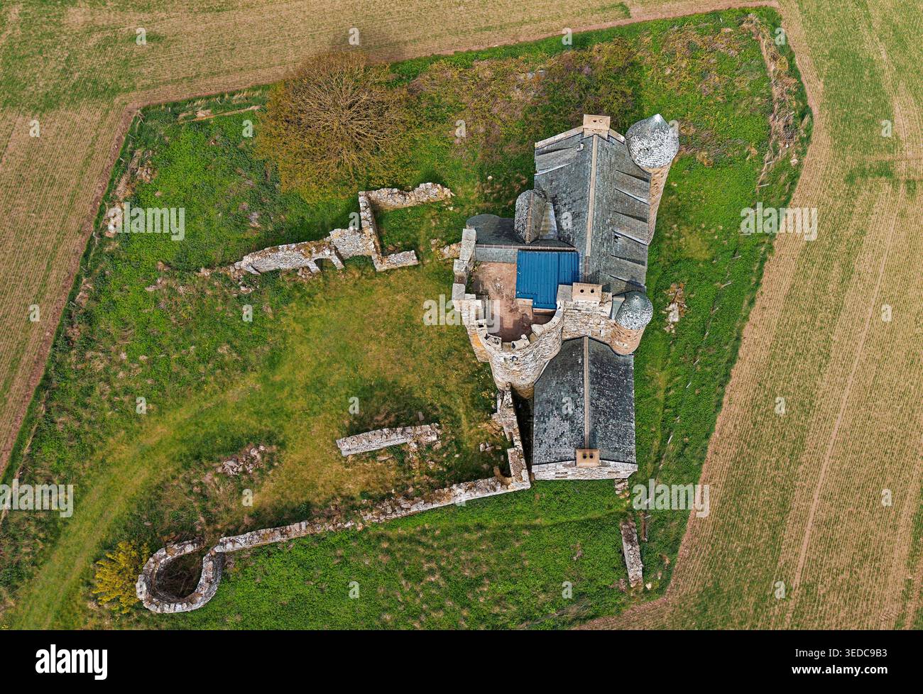 Château d'Inchdrewer une maison-tour du XVIe siècle près de Banff en Écosse Banque D'Images