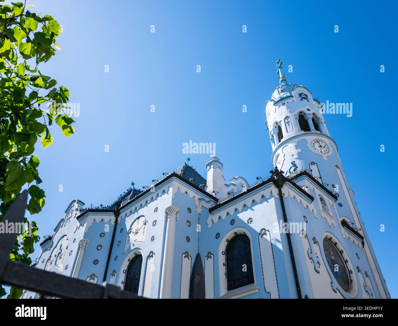 L'église bleue de Bratislava/Slovaquie Banque D'Images