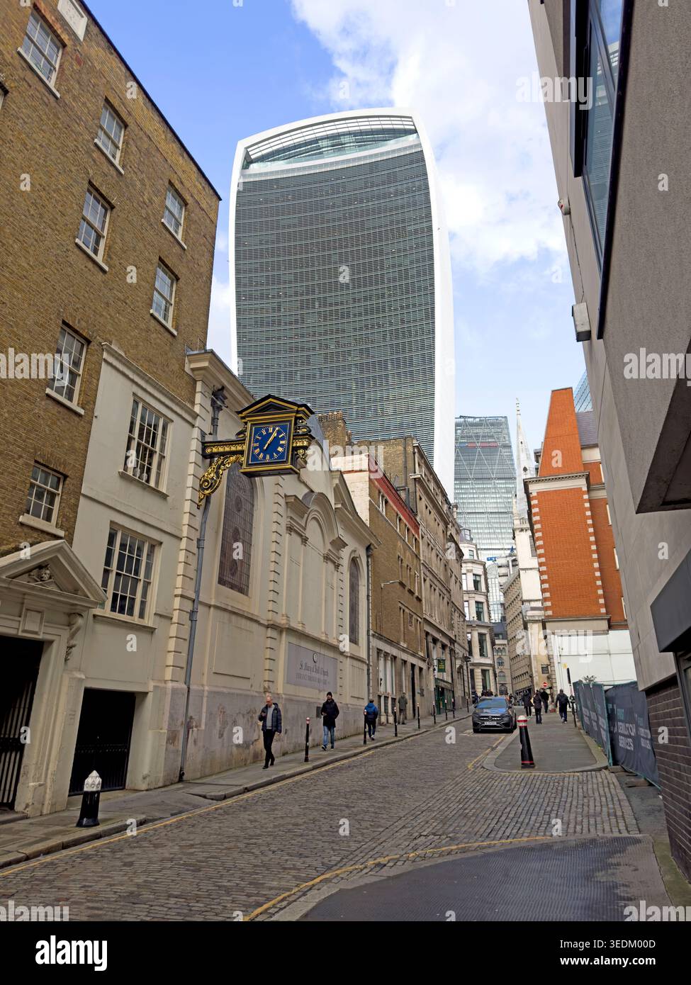 Walkie Talkie Cité de Londres Banque D'Images