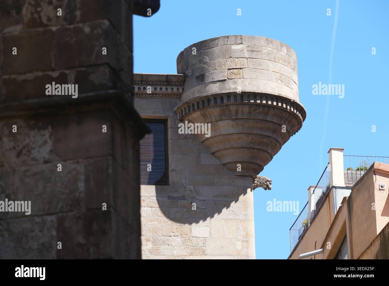Santa Maria del Mar, une basilique importante à Barcelone, Espagne Banque D'Images