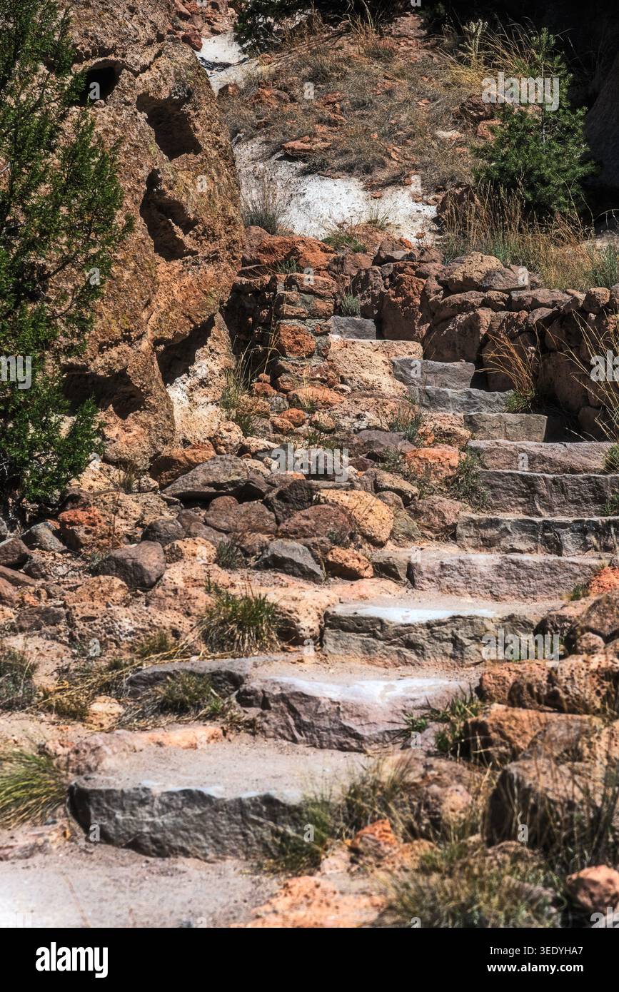 Bandelier National Monument, New Mexico, USA Banque D'Images