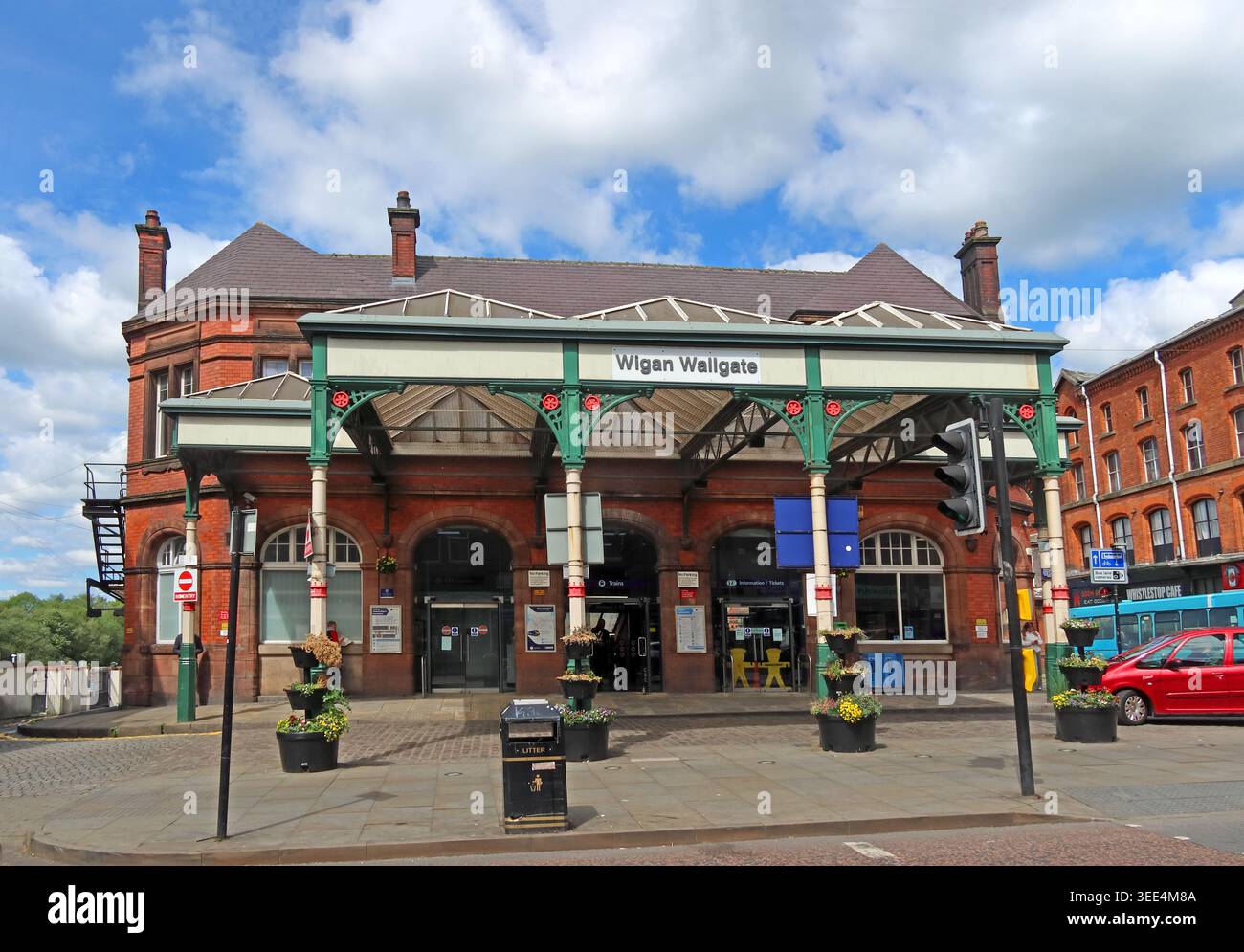 Gare de Wigan Wallgate, Wigan, Angleterre, Royaume-Uni. Banque D'Images