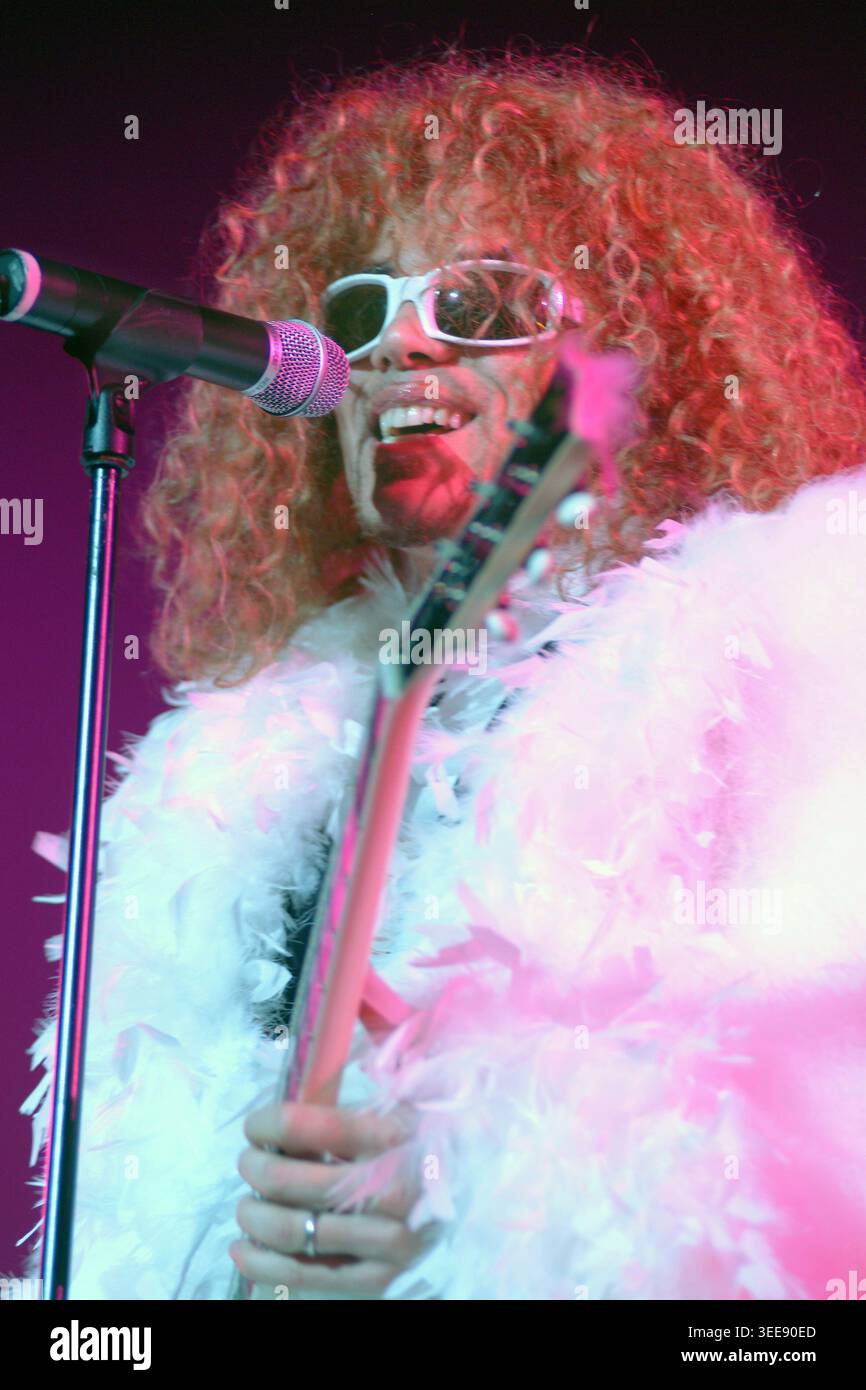 Durant la tournée « Fan » de 2003 Pascal Obispo revisitait ses succès et rendait hommage à Michel Polnareff - concert à Forest national | durant la Banque D'Images