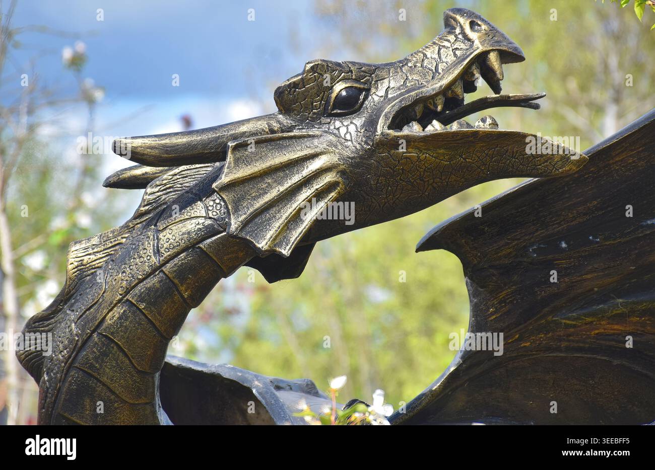 Dragon jardin Banque D'Images