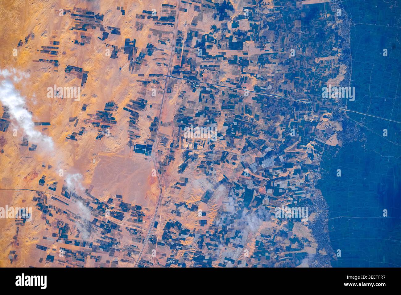 Paysage et paysage en Egypte Banque D'Images