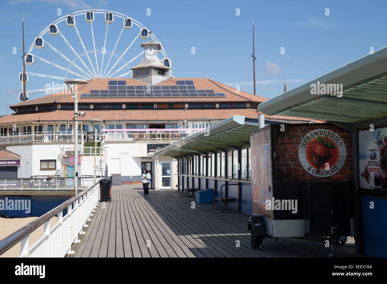 La jetée de Bournemouth Banque D'Images