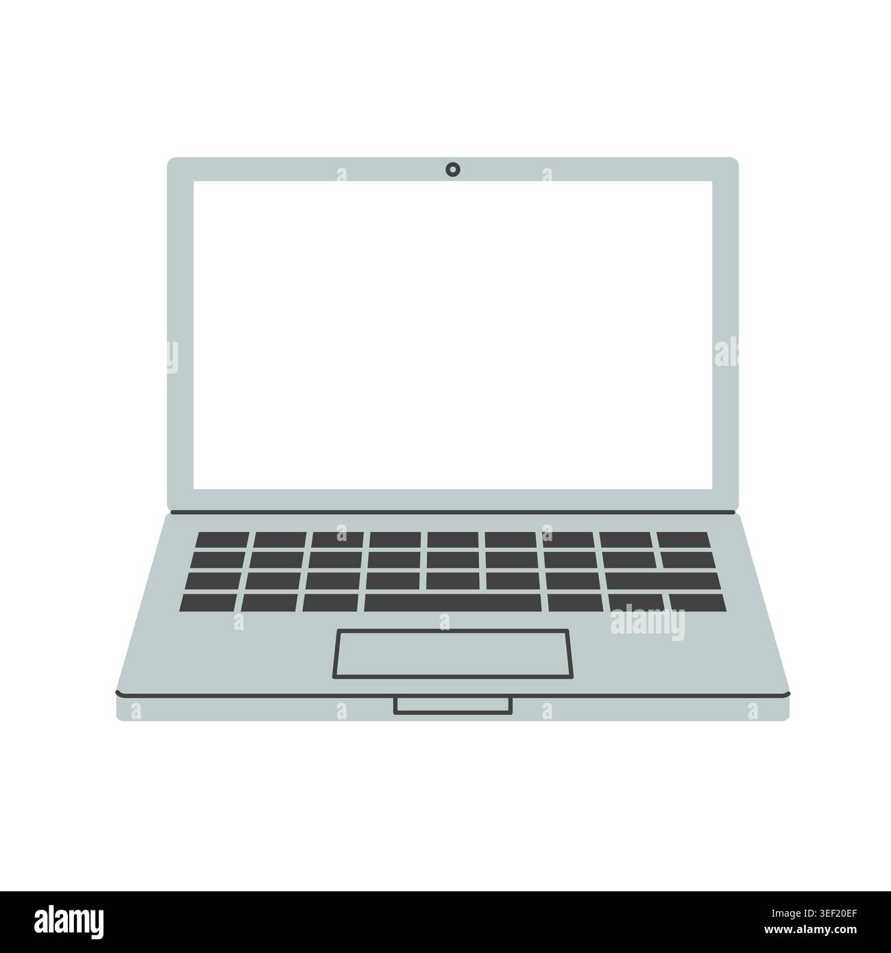 icône d'ordinateur portable, ordinateur portable moderne dans le style plat, la technologie et la conception de pictogramme de dispositif numérique - illustration vectorielle Illustration de Vecteur
