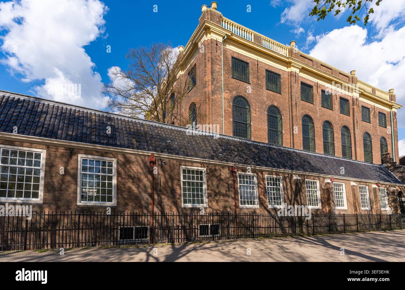 Synagogue portugaise d'Amsterdam construite en 1675 site historique du patrimoine juif aux pays-Bas Banque D'Images