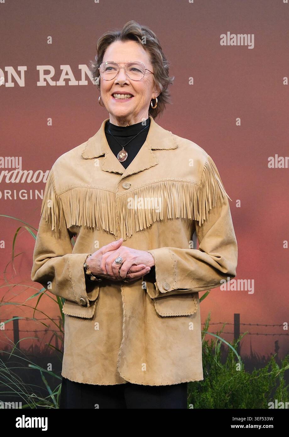 NEW YORK, NEW YORK - 12 MAI : première d'Annette Bening au 'Dutton Ranch' de Paramount+ à l'AMC Lincoln Square 13 le 12 mai 2026 à New York City crédit : Chris Rodriguez /AdMedia Banque D'Images