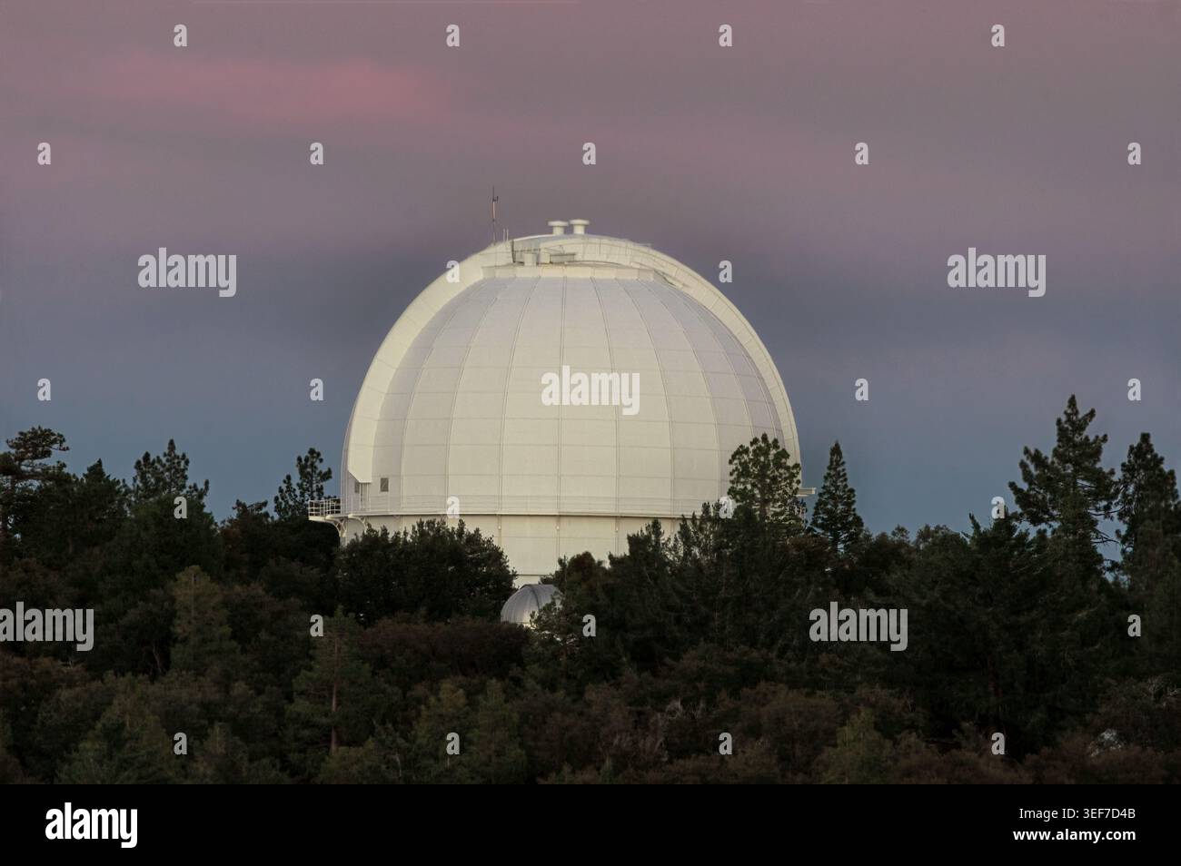 Mount Wilson Observatory, un observatoire astronomique historique situé dans le sud de la Californie. Banque D'Images