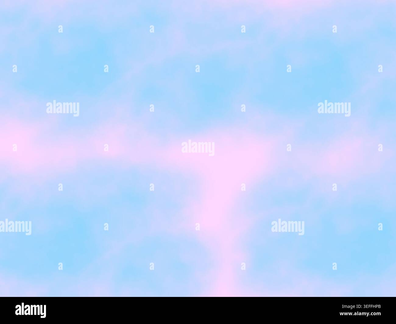 Fond doux et flou avec une palette de couleurs pastel avec des teintes rose clair et bleu. Le design abstrait ressemble à un ciel nuageux, avec douceur Banque D'Images