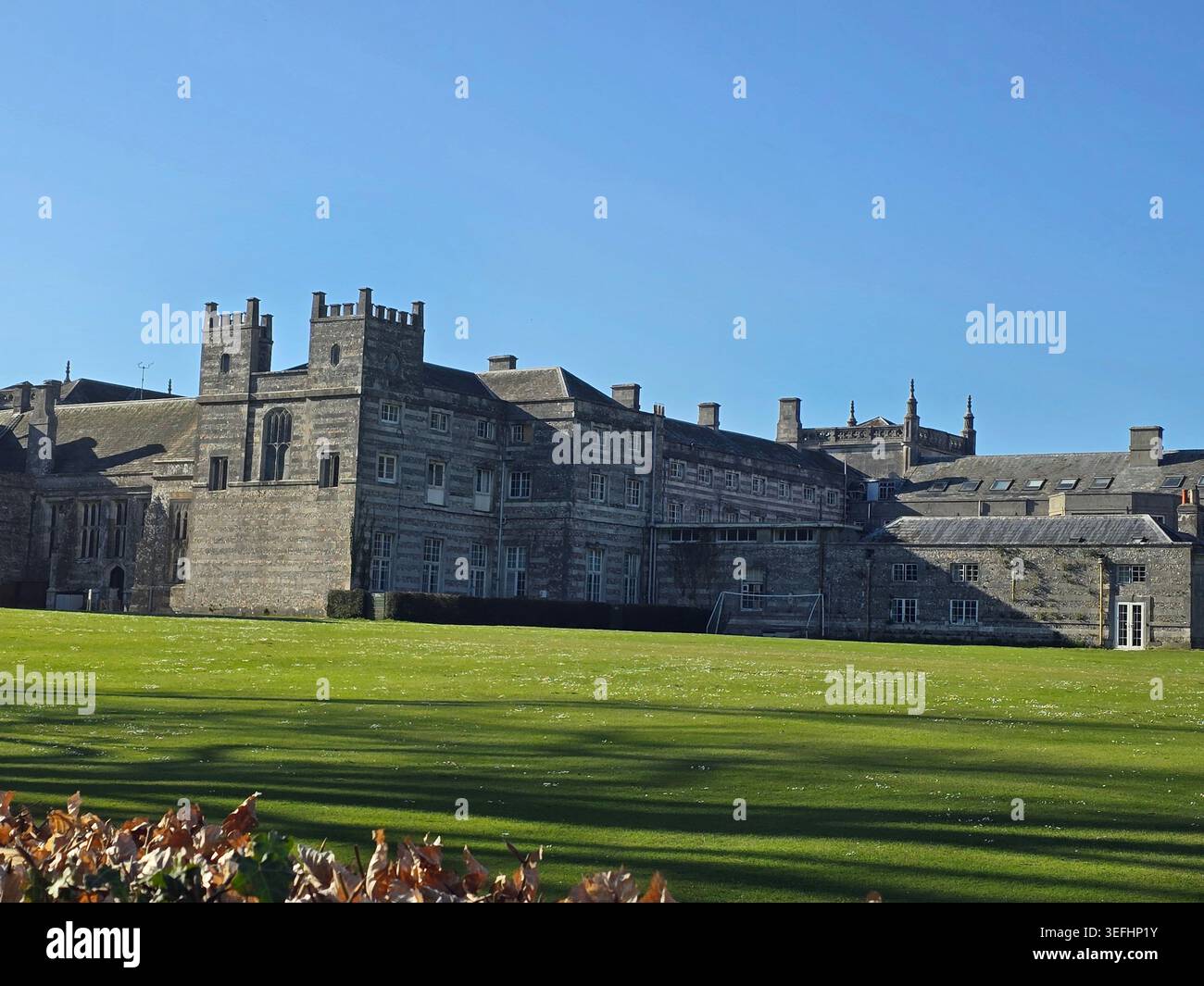 Milton Abbey, une église abbatiale bénédictine historique située dans un parc paysager à Milton Abbas, Dorset, Angleterre, Royaume-Uni Banque D'Images