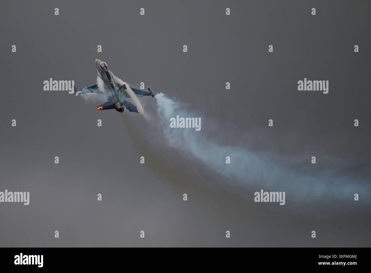 Belgian Air Force F16 Dream Viper se produisant au Royal International Air Tattoo 2023 Banque D'Images