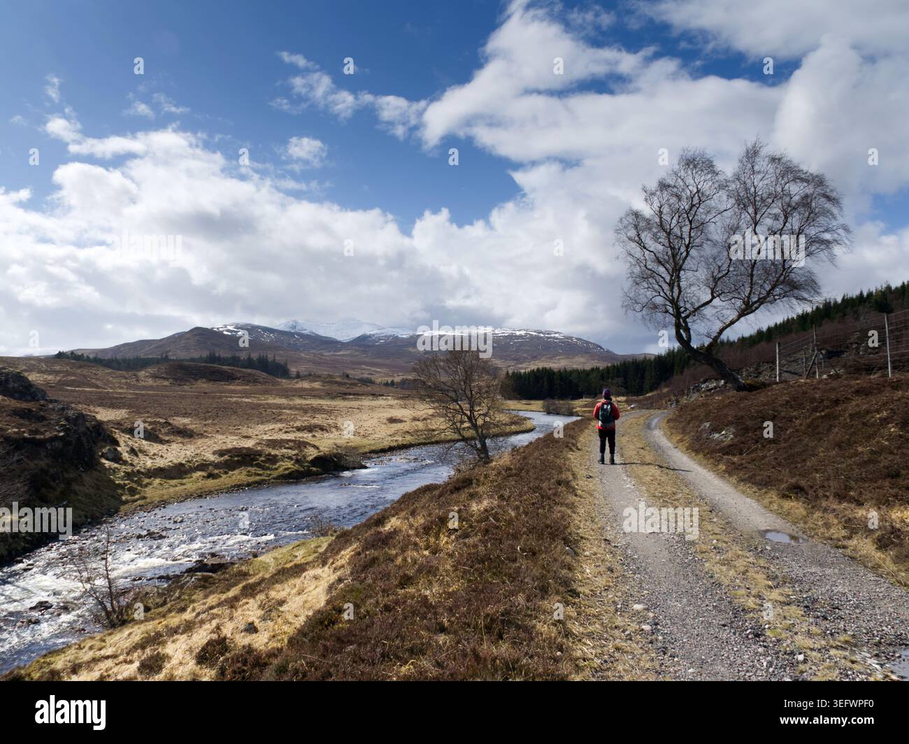 River Pattack près de Kinloch Laggan, Écosse Banque D'Images