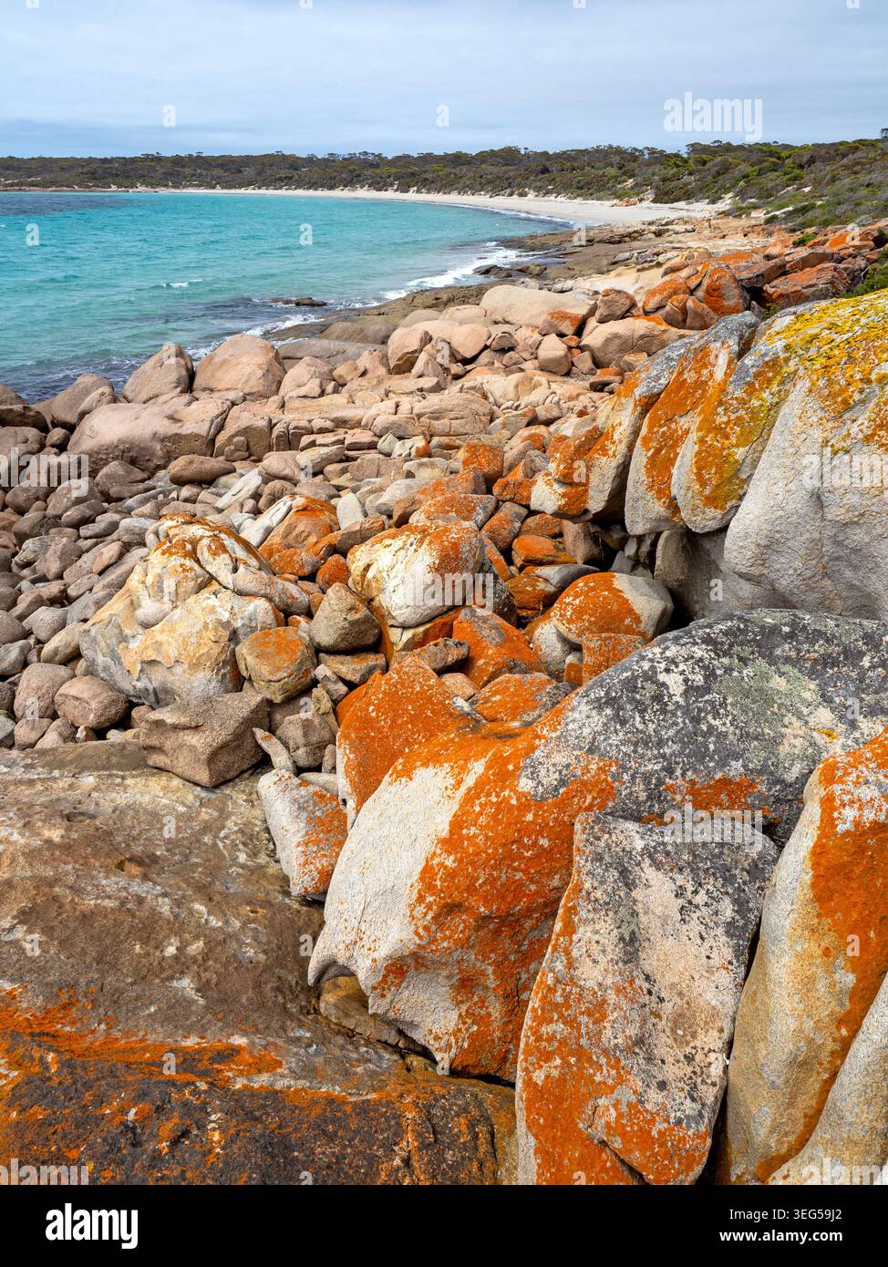 September Beach, parc national de Lincoln Banque D'Images
